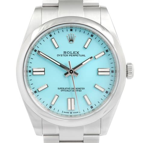 rolex tiffany blue face